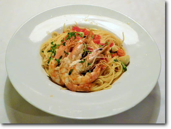 Spaghetti mit Gambas